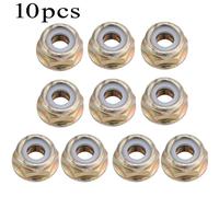 M10x1.25 Sinistro Mano Filo Lama Dado Per Tagliaerba Decespugliatore 10pcs