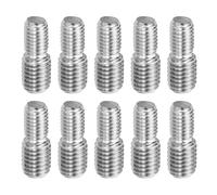 M10x1,5 a M12x1,75 Doppia Estremità Filettata Perno Vite Bullone,10pz 30mm Lungo