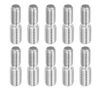 M10x1,5 a M12x1,75 Doppia Estremità Filettata Perno Vite Bullone,10pz 40mm Lungo