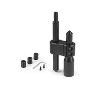 M10x1.5 Aluminum Car H Type Shift Knob Extension Adjustable Extender Gear Shifter with Three Adapter