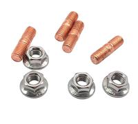 m10x1,5 kit viti prigioniere turbo filettate dadi flangiati ad alta resistenza