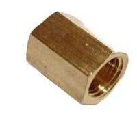 M10x1mm Female Thread Brass Pipe Fittings Hex Nut Rod Connector Coupling Full port