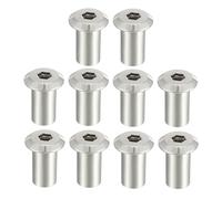M10x21mm rivetto brugola dado inserire montante vite placcato nichel 10pcs