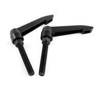 M10x60mm Thread 80mm Long Lever Lathe Machinery Adjustable Clamping Handle 2pz