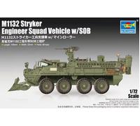 Trumpeter 07456 - 1:72 M1132 Stryker Engineer Squad Veicolo W/ Sob - Nuovo
