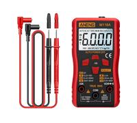 M118A Mini multimetro digitale automatico True RMS Tester 6000 conteggi Misuratore di tensione a transistor con regolazione automatica della portata