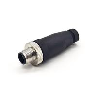 M12 8 poli maschio Connettore, A Codice Diritto Vite Giunto Non schermato maschio M12 Connettore Connettore Attuatore Aviazione Spina, Connettore M12 8 Poli IP67 Impermeabile