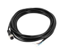 M12 Femmina Diritta 4 Perno Connettore Presa Aviazione Cavo Elettrico 5M