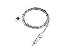 M12 KE tipo fibbia cavo schermato sensore di temperatura termocoppia 0-600 ℃ filettatura rimovibile 1 pezzo (M12 tipo K 2M)