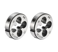 M12 X 1.25 Metrico Sx Rotondo Dado,38mm OD Filettatura,6G Accuratezza,2pz
