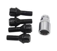 M12 x 1,5 4+1 Bulling ruota in alluminio Pianto di bullone Modelli di dado a vite antifurto Modelli compatibili E30 E36 E46 E90 2003 2013 Sostituzione post-mercato