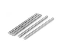 M12 x 200mm 304 Stainless Steel Right Hand Thread Fully Threaded Rod Stud 5PCS