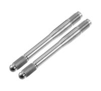M12x1.25 Auto Ruota Allineamento Perno Pneumatico Cambia Strumento - 2pz Argento