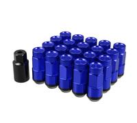 M12x1.5 Auto Ruota Aletta Dado Chiuso Estremità 54mm Viti - 21pz Blu