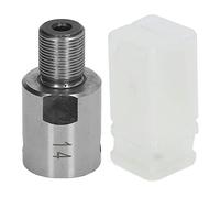 M14 Connecting Rod Stainless Steel Chuck Adapter, High Precision M14 x 1 Thread for Mini Lathe, Woodworking Accessory with Storage Box Compatible with K01 K02 Chucks