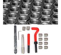 M14 Helicoil 15 Pezzi Inserti Filettati M14 1.5 Filettatura Femmina Kit Assortimento Accessori Riparazione