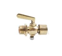 M14 M16 M20 1/4" 3/8" 1/2" Maschio Femmina Valvola a Tappo in Ottone a Due Vie(1I2 Female-Male)