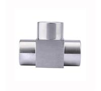 M14 M16 M20 3/8" 1/2" BSPP Female Thread Stainless Steel Tee Type 3 Way High Pressure Pipe Fitting Connector(Female Thread,BSP3I8)