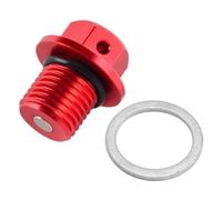 M14XP1 5 Bullone del tappo di scarico 'olio magnetico Compatibile con motociclette a 2 ictus e a 4 tratti 125 200 250 300 350 390 430 450 480 498 2010 2022 2023 Modelli(Red)