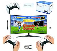 M15 Console Retro Game Portatile Con Oltre 20,000 Giochi Classici,Joystick Per Console Con Plug Per Emulatori Da 64 GB, Uscita Hdmi, Doppio Controller Wireless Aggiornato