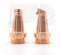 M16*1,25 Kit di ugello di saldatura laser Copperfor Punteble Gun Head 0.8mm Nozzle bevel angle to prevent sputtering 5 pezzi