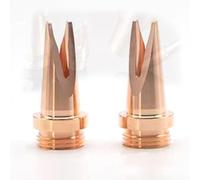 M16*1,25 Kit di ugello di saldatura laser Copperfor Punteble Gun Head Nozzles flat angles to prevent sputtering 5 pezzi