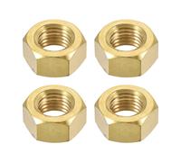 M16 Brass Machine Screw Insert Lock Hex Hexagon Nut Fastener 4pcs