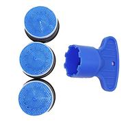 M16/M18(M18,5)/M22/M24 M18 x 4 Pezzi aeratore rubinetto Filtri, Rubinetti Lavandino Risparmio Idrico rompigetto, 3 pcs Inserisci Aeratori del Filettatura Esterna con 1 pcs Chiavi (M18)