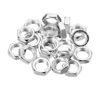 M16 x 1.5 Acciaio Esagonale Dadi,20pz Metrico Filetto Zinco Placcato 7mm Altezza