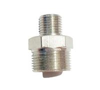 M16x1 Metric to 1/4'' BSPP Male Thread Brass Pipe Fitting Reducing Adapter Connector