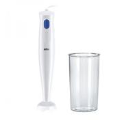 M18-BRAUNMQ10001P Braun Stiro/cucina MINIPIMER 450W + BICC 600ML BIANCO