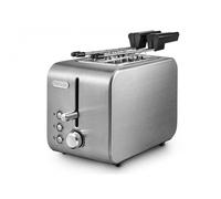 M18-DELCTX2203STEEL De Longhi TOSTAPANE 500W CROMATO 2PINZE RAC.BRIC