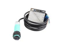 M18 Diffuse Reflection Photoelectric Sensor Switches E3F-DS30C4 NPN PNP NO NC AC DC 5cm to 300cm Detect Proximity Switch(200CM with mirror,L)