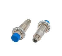 M18 Proximity Sensor Metal Inductive Approach Switch With 4 Cores Detect Distance 5mm 8mm PNP/NPN NO NC(Distance 8mm,NO,AC 2 Wires)