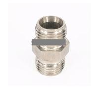 M18x1.5mm Metric Male to M18x1.5mm Metric Male Threaded 304 Stainless Steel Pipe Fitting Connector Adapter Max Pressure 2.5 Mpa