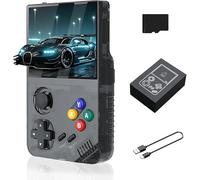 M19 Retro Handheld Game Console 30000 Classic Games in 1, 4K Portable 3.5” Ips Screen Video Gaming Player 3000mAh Rechargeable Support TV Connection, Instant Archive, Collectible Gmes (black)