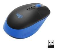 M190 mouse Ambidestro RF Wireless Ottico 1000 DPI Nero/Blu, Ambidestro, Ottico, RF Wireless, 1000 DPI, Blu