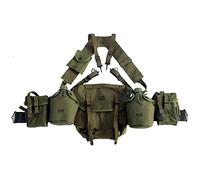 M1956 M1961 Attrezzatura da guerra del Vietnam Replica WW2 US Army Guerra di Corea con custodia lunga, Verde