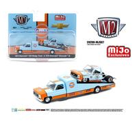 M2 1973 Chevy C30 Zeppa Camion & 1978 Silverado 10 Bedless Gulf 39200 MJS07 1/64