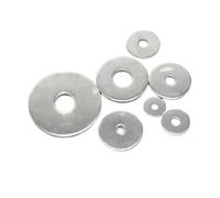 M2,5 M3 M3,5 M4 M5 M6 M8 M10 M12 M14 M16 Rondella piatta di grandi dimensioni in acciaio inossidabile A2 304, guarnizione semplice, 1/100 pezzi(5pcs M12)