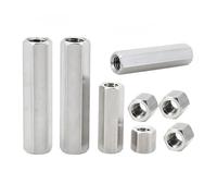 M2 .5 M3 M4 M5 M6 Colonna esagonale Pilastri In acciaio inossidabile 304 Distanziatori della scheda madre Scheda esagonale Spaziatura rack Viti Bulloni Distanziatore(15mm (10Pcs),M2.5)