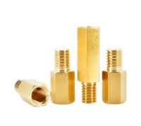 M2 .5 M3 M4 M5 M6 M8 Distanziatore esagonale in ottone for scheda madre, distanziatore for PCB, pilastro in rame, bullone, vite, perno for colonna distanziale for PC(Male-Female,6MM_M2.5 (10PCS))