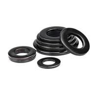 M2 .5 M3 M4 M5 M6 M8 M10 M12 M14 M16-M45 DIN125 Grado 8. Rondella piatta in acciaio al carbonio nero Guarnizione piana per viti, dadi, barre filettate(M6x12x1.5 x20pcs)