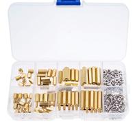 M2 5 Standoff e Kit Assortimento Viti 180 Pezzi per Attrezzature Ufficio