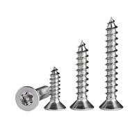 M2.9 M3.5 M3.9 M4.8 Perno in acciaio inossidabile 304 disco a sei petali a testa tonda antifurto e vite autofilettante for legno di sicurezza(M4.8x19mm-5pcs)