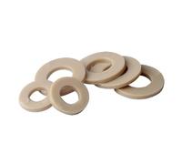 M2 M2.5 M3 M3.5 M4 M5 M6 M8 M10 M12 M14 - M16 M36 Rondella piana resistente alle alte temperature Guarnizione semplice 2/10 pezzi(5pcs M6(6.2x12x1.5))