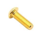 M2 M2.5 M3 M4 M5 Grado 12.9 Viti a esagono incassato a testa bombata Bulloni a brugola placcati oro titanio - 10 pezzi (Color : M2.5x12)