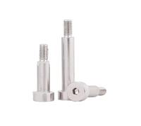 M2 M2.5 M3 M4 M5 M6 M8 A2 In Acciaio Inox Esagonale A Esagono Incassato Testa Spalla Cuscinetto A Rulli Roba Vite Allen Bullone(25mm (L),(D4) M3 10PCS)