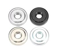 M2 M2.5 M3 M4 M5 M6 M8 M10 M12 Acciaio inossidabile 304 Acciaio al carbonio Dado a testa zigrinata sottile con piccolo gradino Dado a testa zigrinata con serraggio manuale(Blue-white zinc,M4-2pcs)