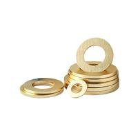 M2 M2.5 M3 M4 M5 M6 M8 M10 M12 M14 M16 M18 Ottone massiccio Rame Rondella piatta Ottone liscio Guarnizione Spessore Tampone Anello Distanziatore Circolare Mesone(M10 x 20 x 2 (10pcs))